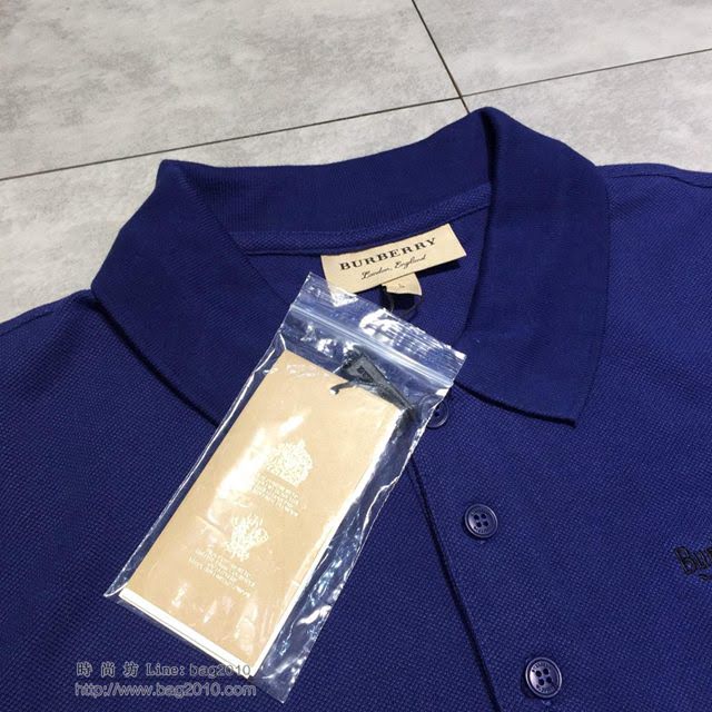 Burberry短袖 19春夏新款 巴寶莉T恤 白色polo衫短袖衣  tzy1711